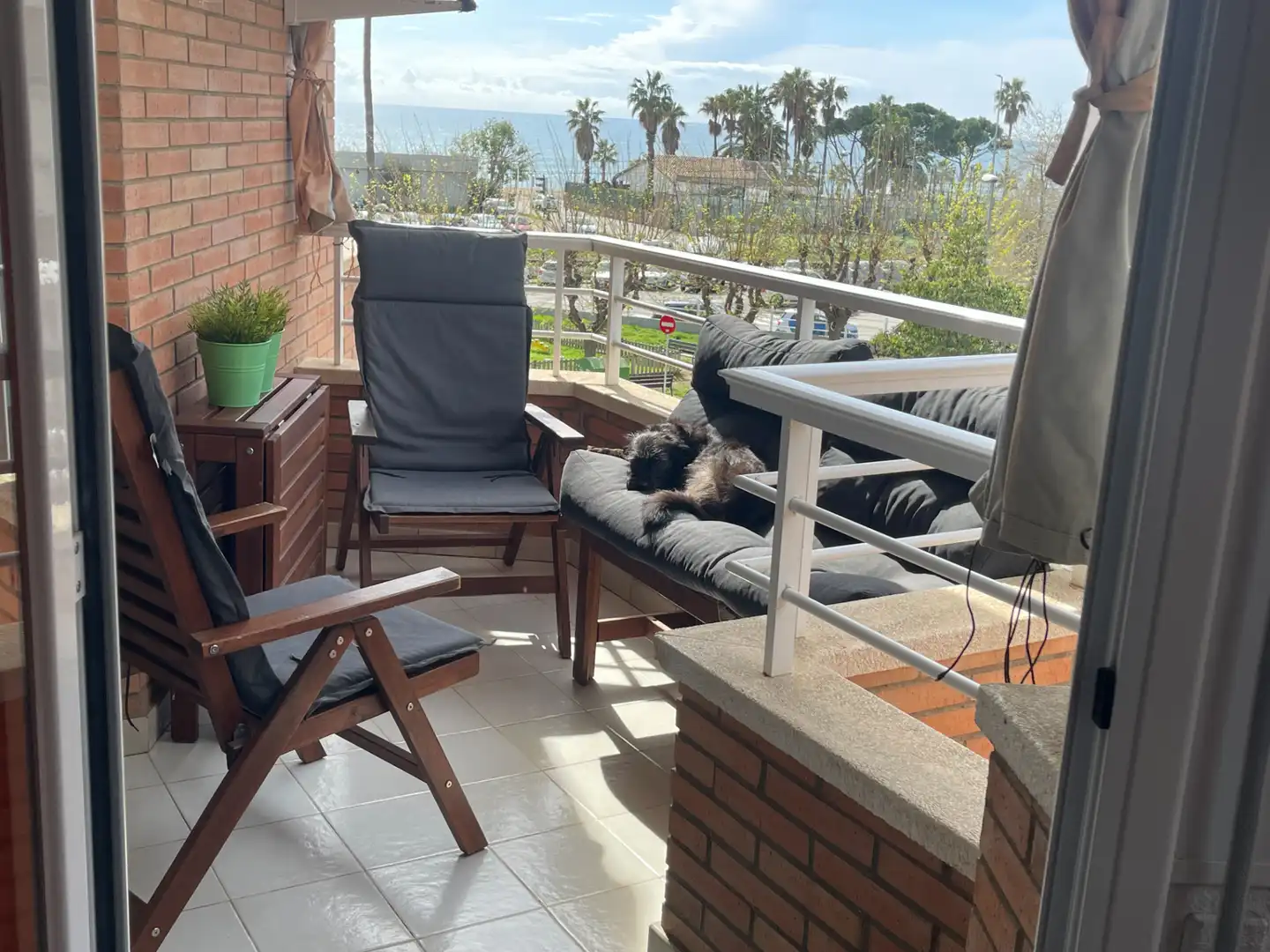 Terraza de Piso en venta en Pineda de Mar con Calefacción, Amueblado y Horno