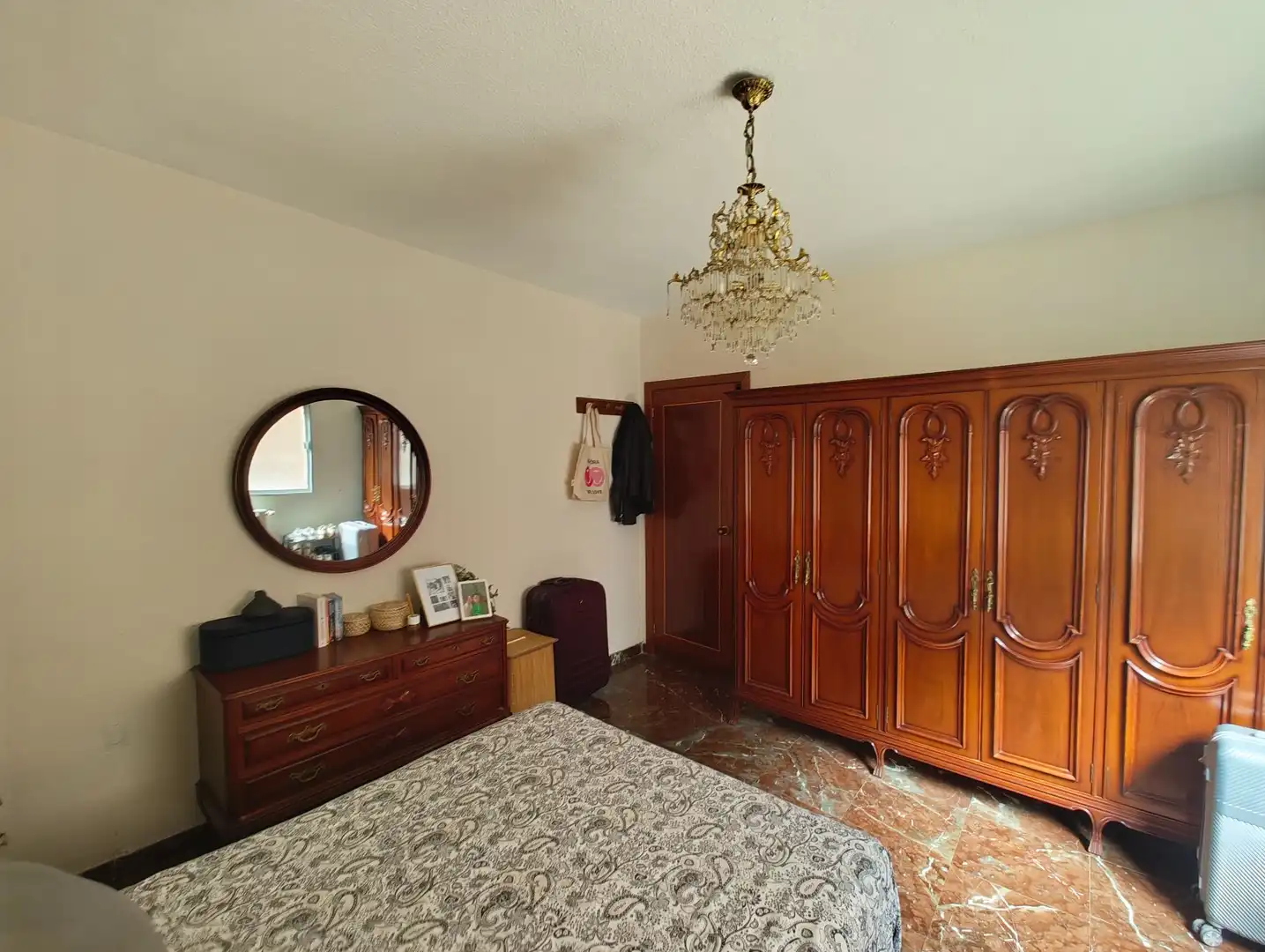 Bedroom of Flat for rent in Granada  with Air Conditioner, Heating and Furnished