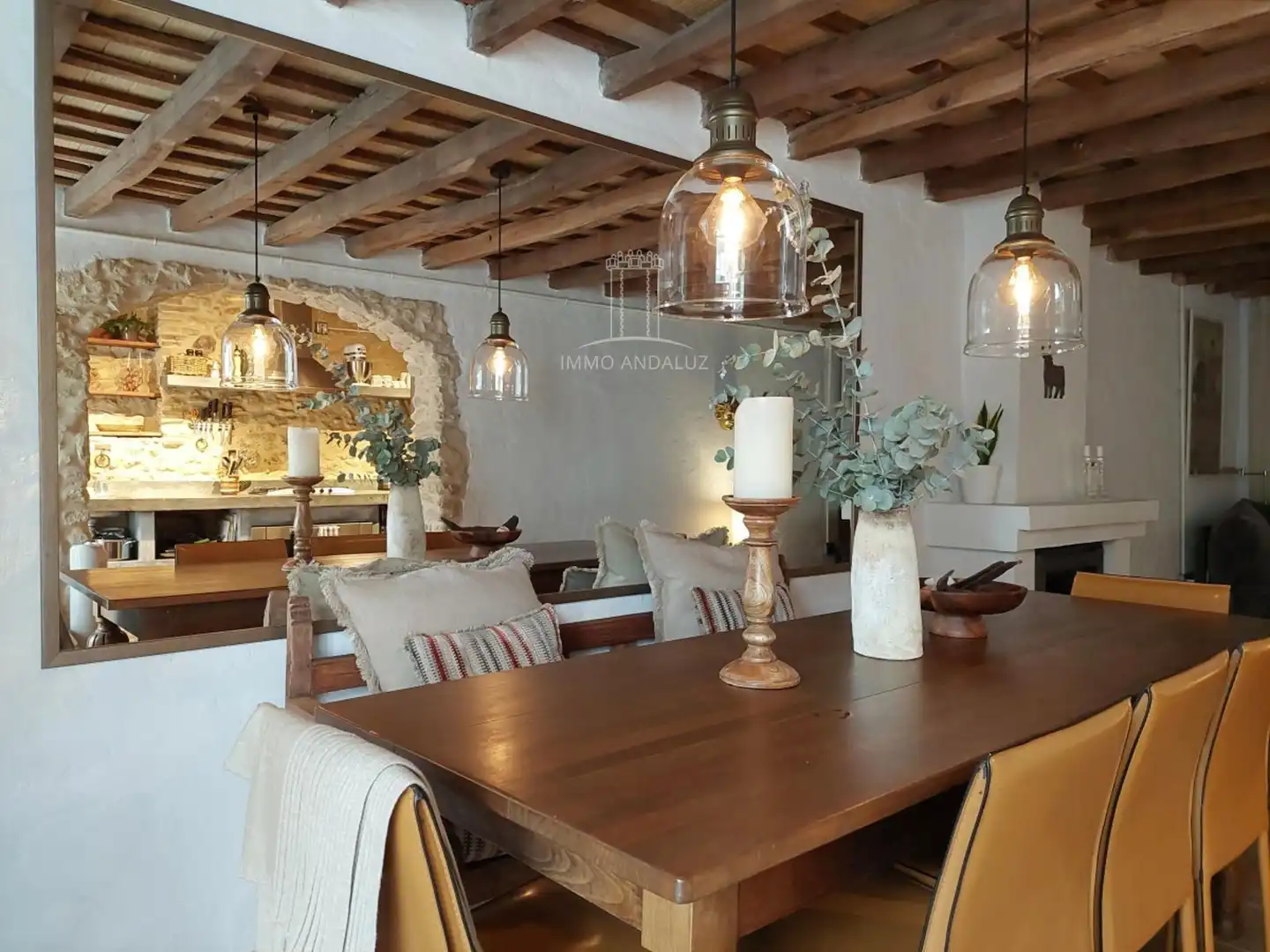 Esszimmer von Haus oder Chalet zum Verkauf in Medina Sidonia mit Heizung