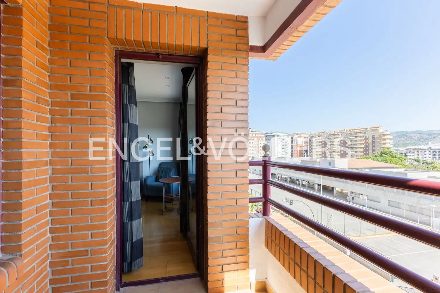 Balcony of Flat for rent in Castellón de la Plana / Castelló de la Plana  with Air Conditioner, Heating and Parquet flooring
