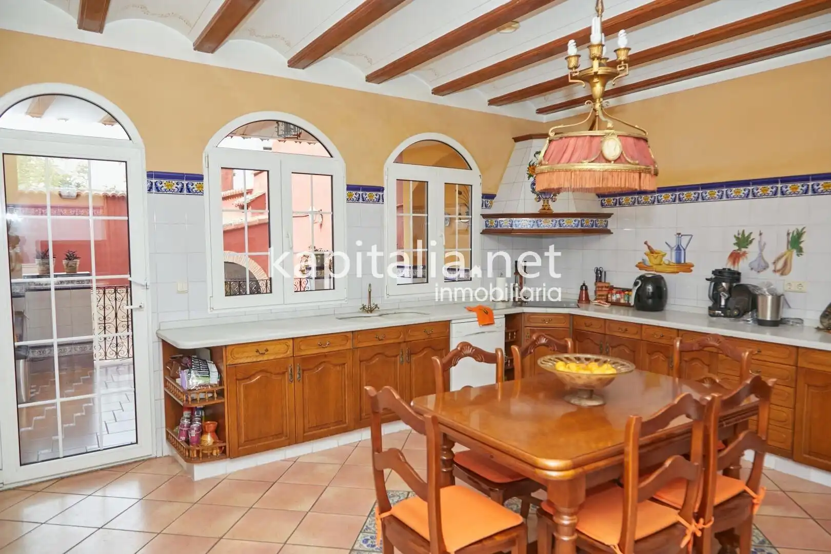 Cocina de Casa o chalet en venta en Xàtiva con Aire acondicionado, Jardín privado y Terraza