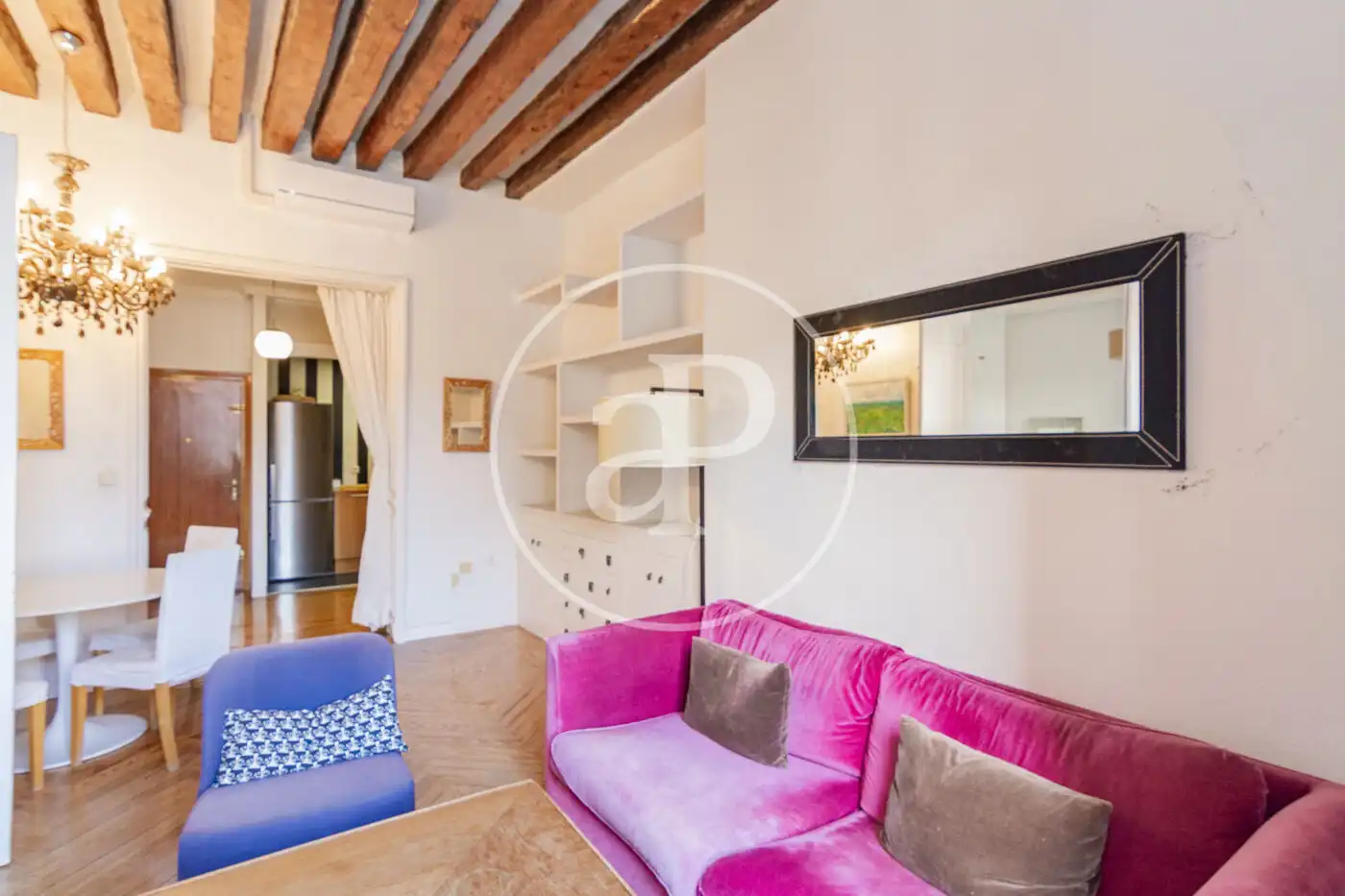 Sala de estar de Piso en venta en Madrid con Aire acondicionado, Calefacción y Balcón