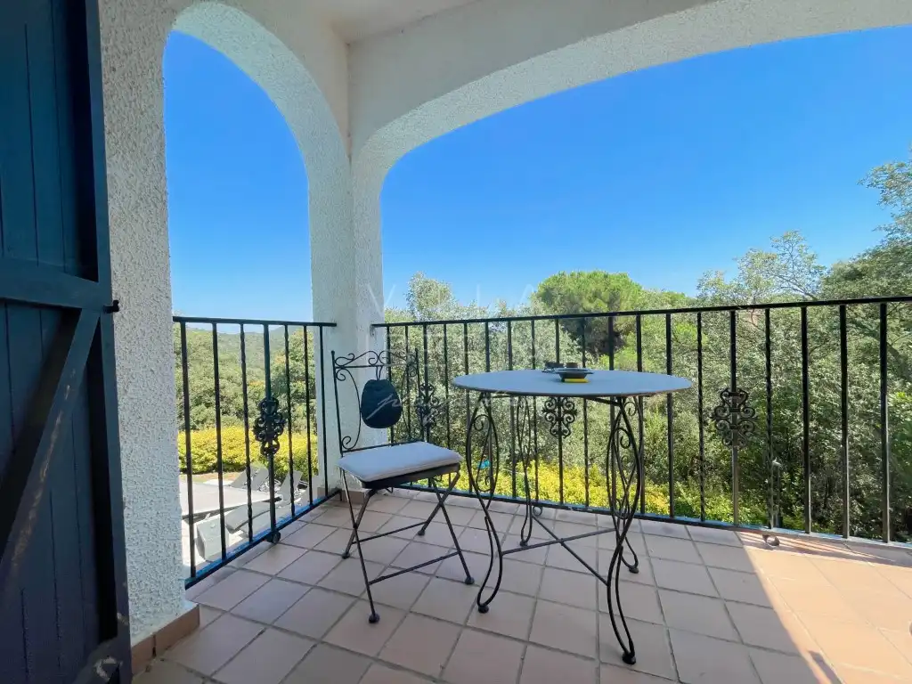 Balcony of Houses for sale in Santa Cristina d'Aro  with Air Conditioner and Terrace