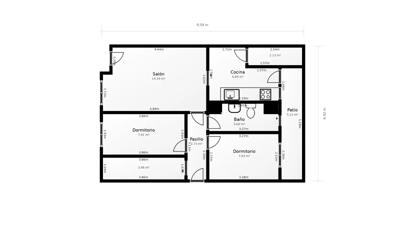 Piso en venta en Alboraya con Aire acondicionado