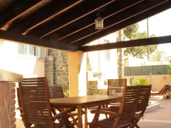 Terraza de Casa o chalet de alquiler en Málaga con Aire acondicionado, Calefacción y Jardín privado