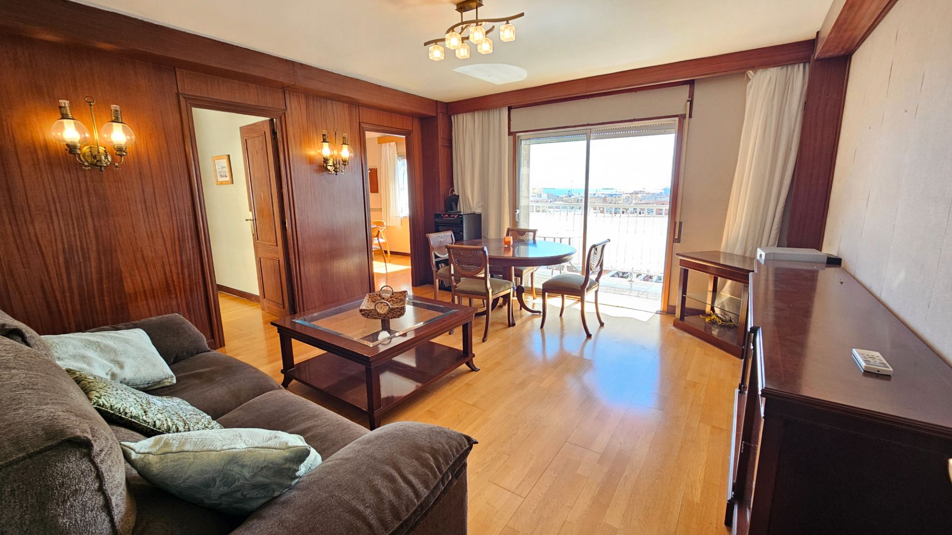 Sala de estar de Piso en venta en  Tarragona Capital con Aire acondicionado, Parquet y Amueblado