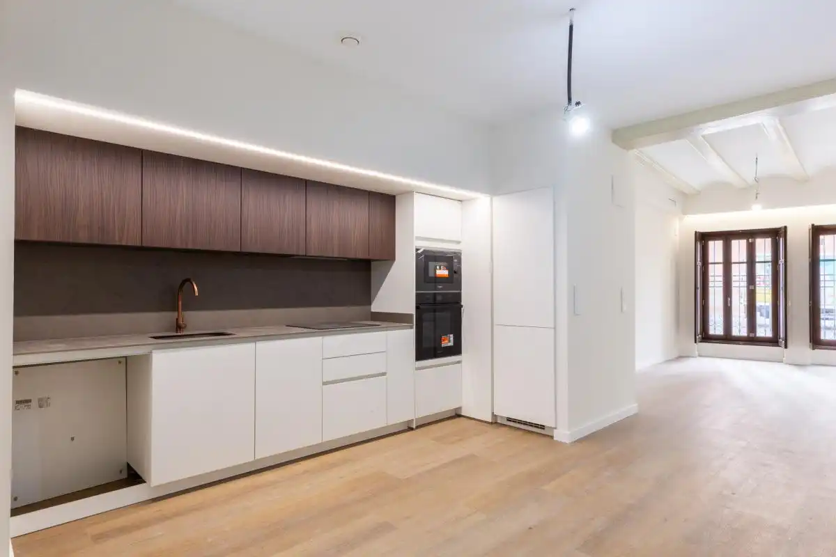 Küche von Wohnung zum Verkauf in Torrent mit Klimaanlage, Heizung und Terrasse