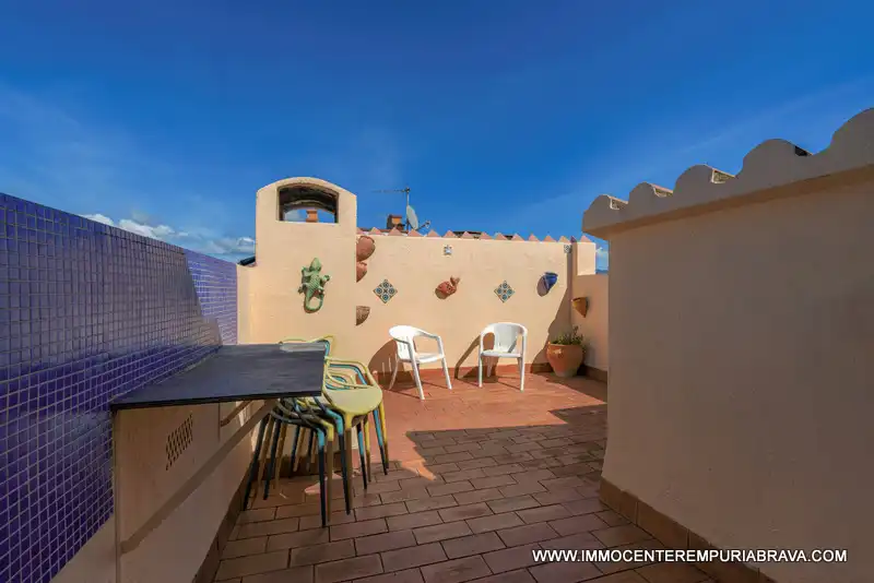 Jardí de Àtic en venda en Empuriabrava amb Aire condicionat, Calefacció i Terrassa