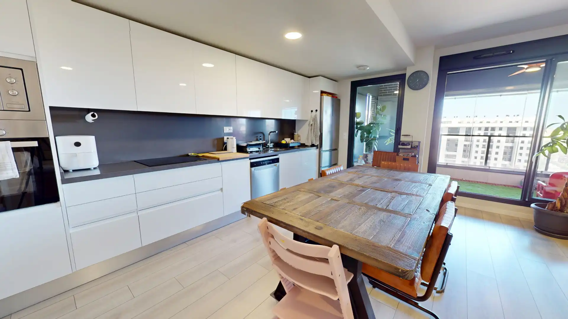 Kitchen of Flat for sale in Alicante / Alacant  with Air Conditioner, Heating and Terrace