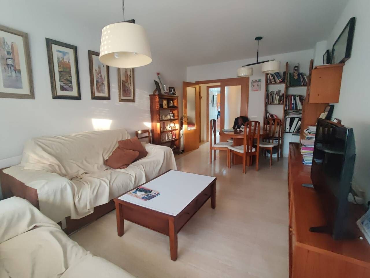 Living room of Flat for sale in  Murcia Capital  with Air Conditioner, Terrace and Storage room