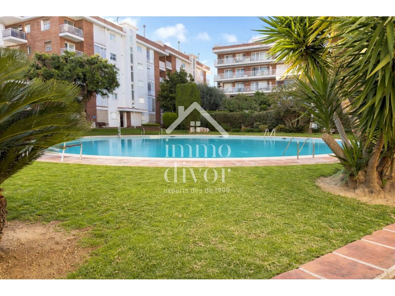 Garden of Flat for sale in Sant Andreu de Llavaneres  with Air Conditioner, Heating and Parquet flooring