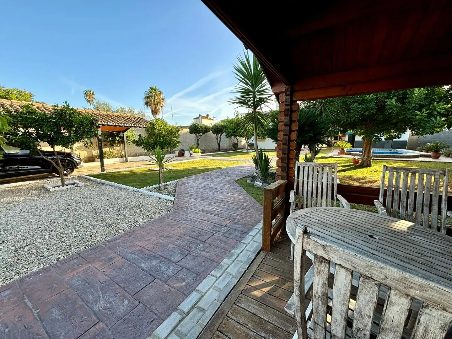 Terrassa de Casa o xalet en venda en Arcos de la Frontera amb Jardí privat, Traster i Piscina