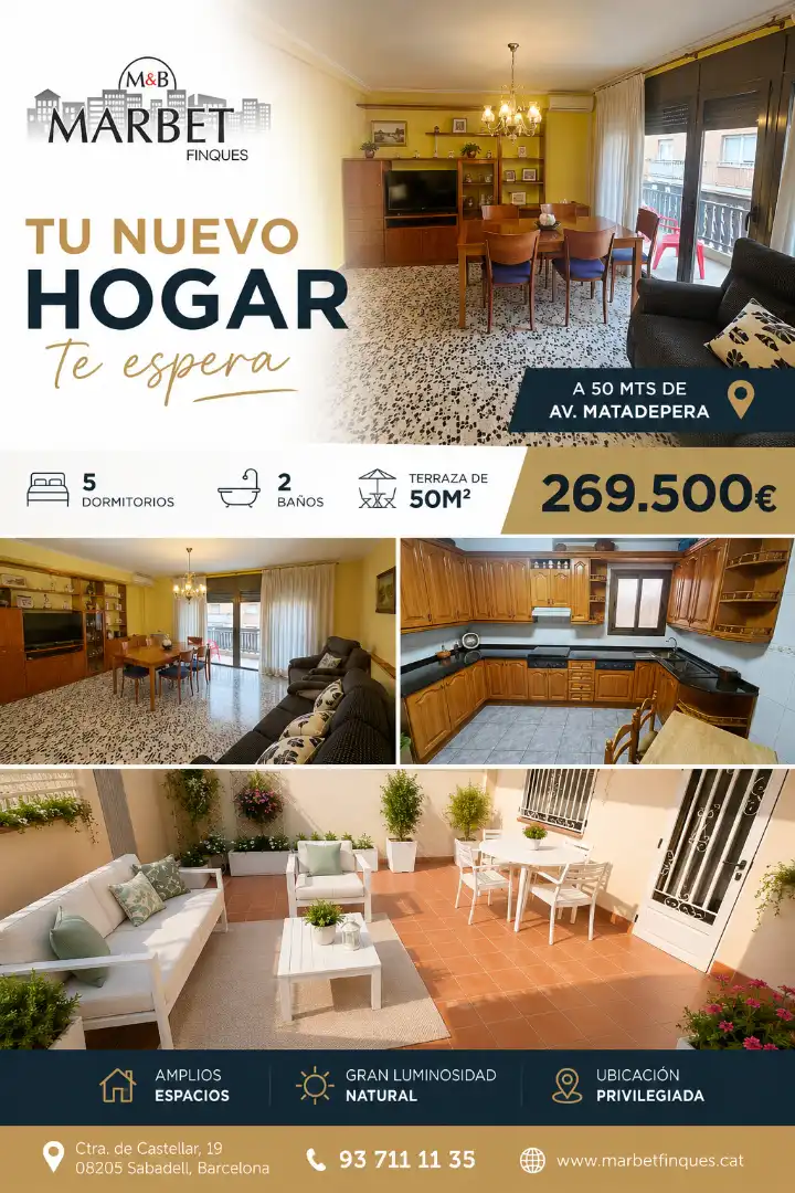 Piso con terraza en venta en Carrer de Mauberme, imagen 3