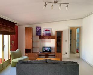 Living room of Attic to rent in Salamanca Capital  with Heating, Terrace and Furnished