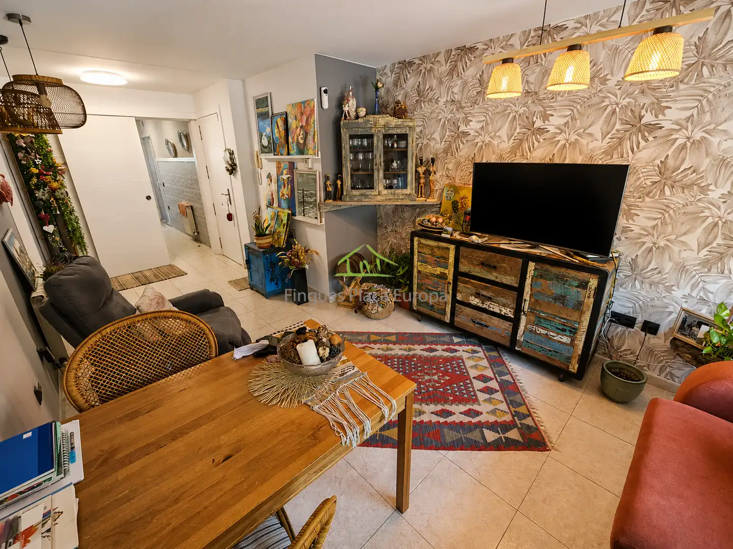 Sala d'estar de Apartament en venda en Sant Feliu de Guíxols amb Aire condicionat i Calefacció