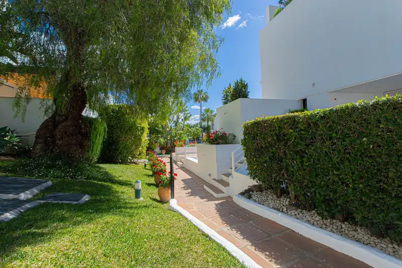 Garden of Detached homes for rent in Marbella  with Air Conditioner, Terrace and Storage room