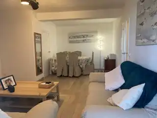 Sala d'estar de Apartament en venda en Cambrils amb Aire condicionat, Terrassa i Moblat