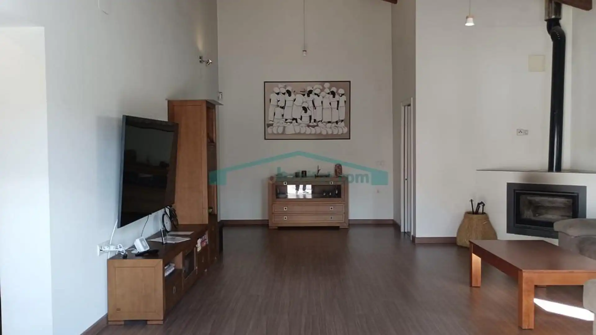 Living room of Houses for sale in Navajas  with Private garden, Parquet flooring and Terrace