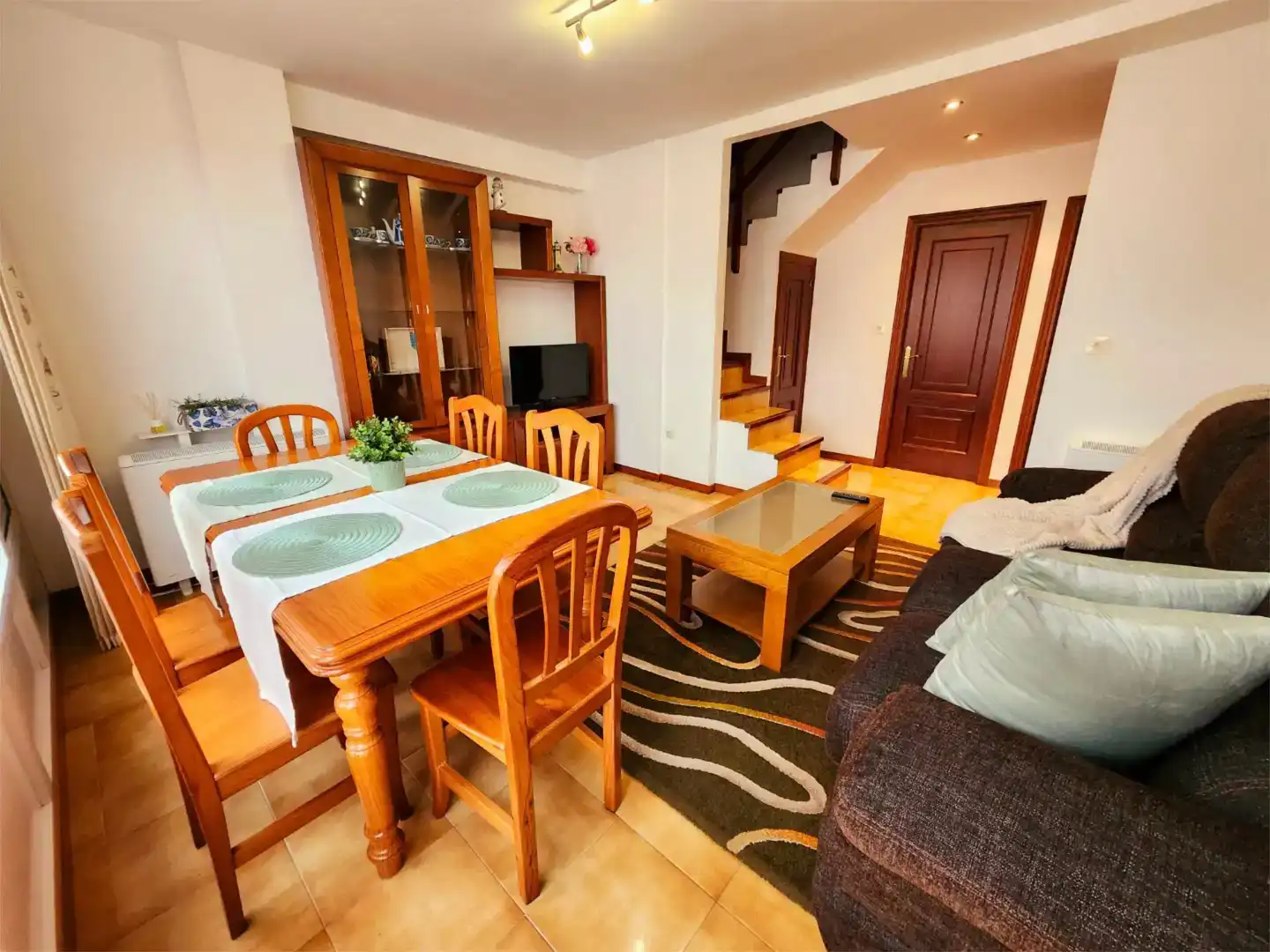 Wohnzimmer von Wohnung zur Miete in Laxe
