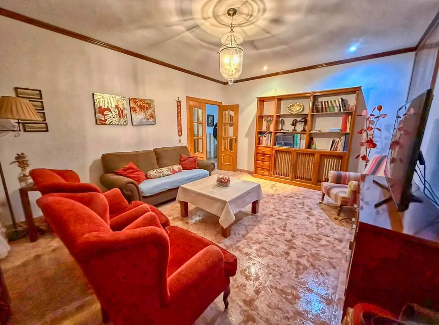 Sala de estar de Casa o chalet en venta en Almagro con Aire acondicionado, Calefacción y Terraza