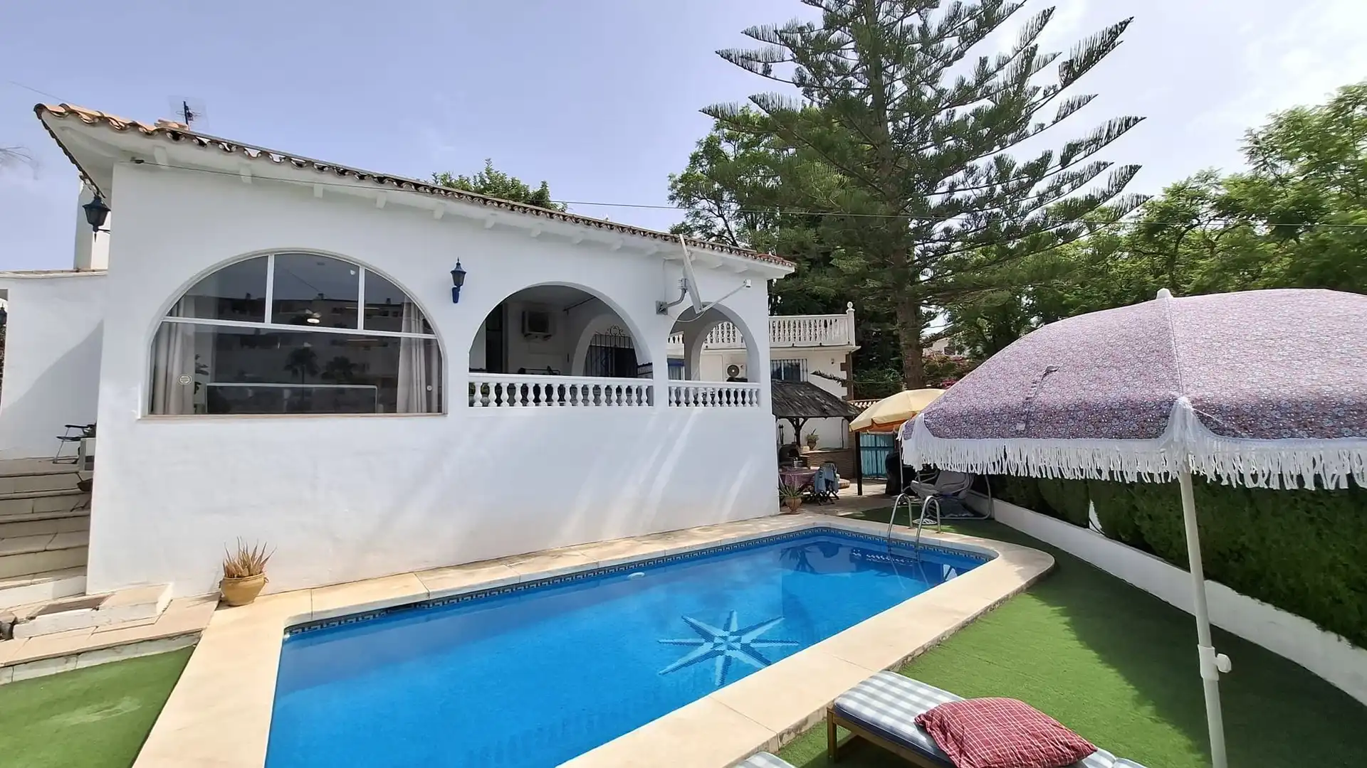 Piscina de Casa o chalet de alquiler en Fuengirola con Terraza, Amueblado y Balcón