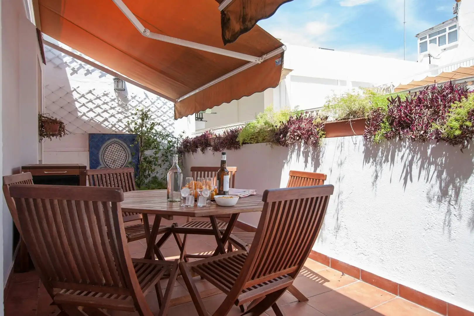 Terrace of Flat for rent in Sevilla  with Air Conditioner, Heating and Furnished