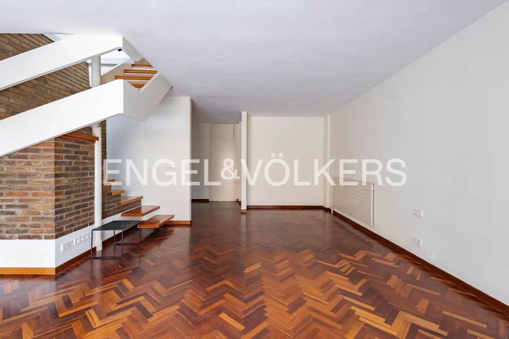 Sala de estar de Ático de alquiler en Barcelona con Aire acondicionado, Calefacción y Parquet