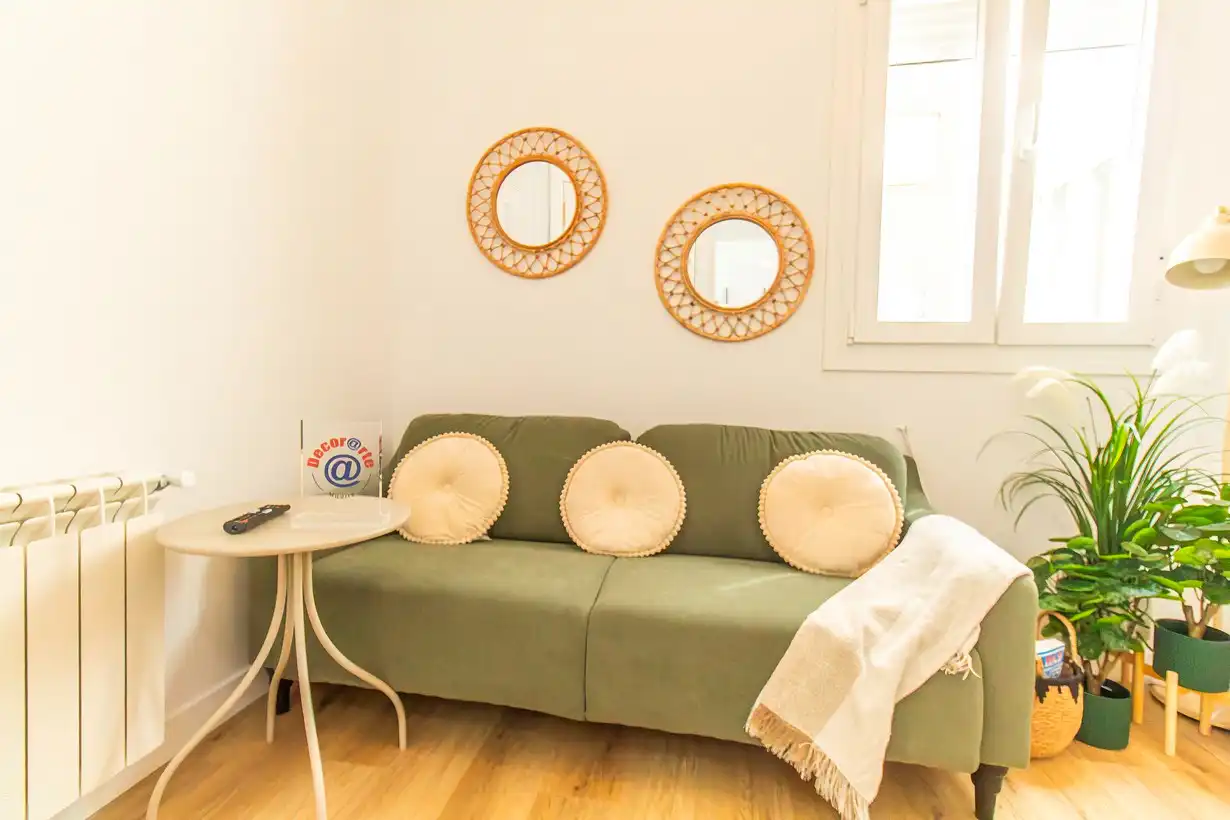 Sala de estar de Piso en venta en Madrid con Aire acondicionado, Calefacción y Amueblado