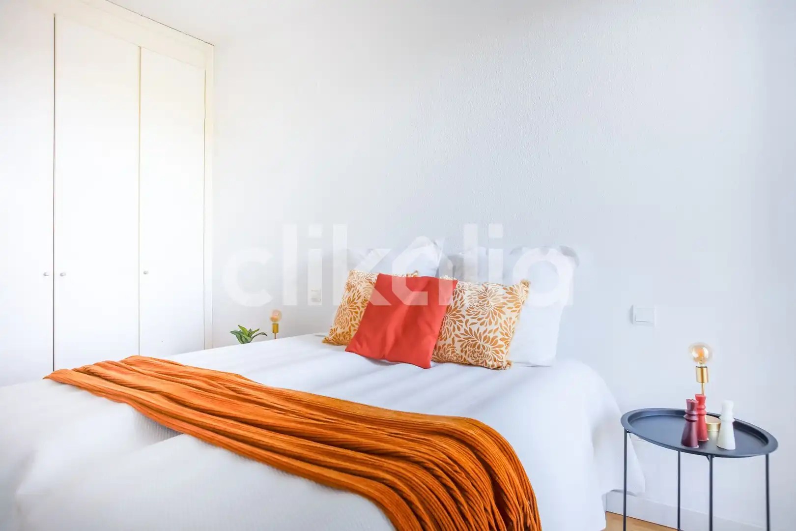 Bedroom of Flat for sale in Madrid  with Heating, Terrace and Storage room