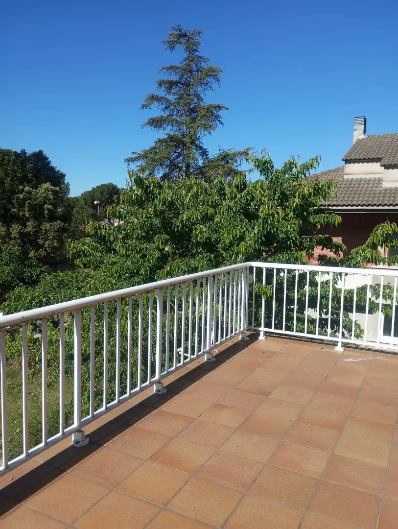 Balcony of Houses for sale in Gironella  with Air Conditioner, Heating and Private garden