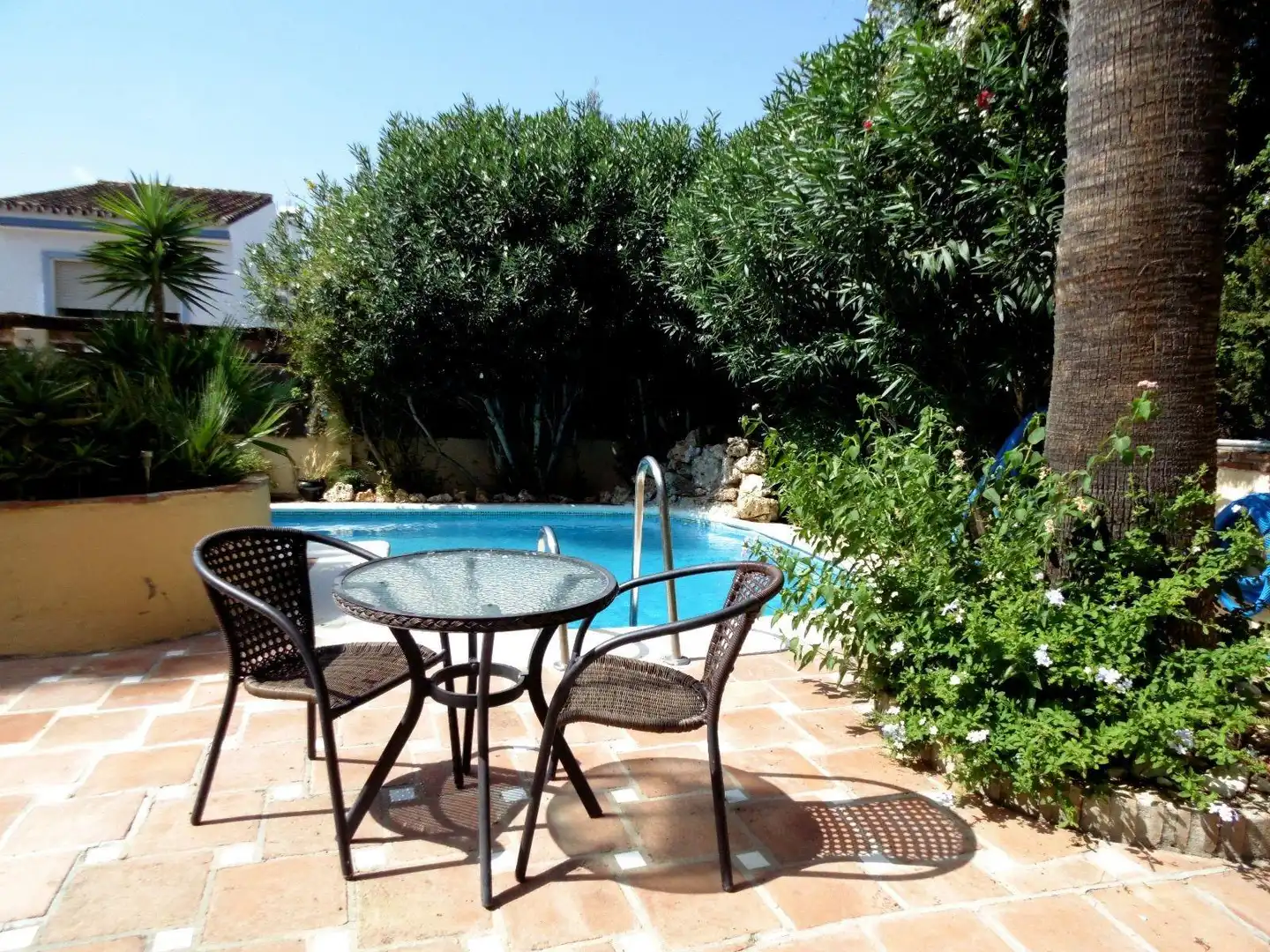 Swimming pool of Detached homes for sale in Mijas  with Air Conditioner, Heating and Private garden