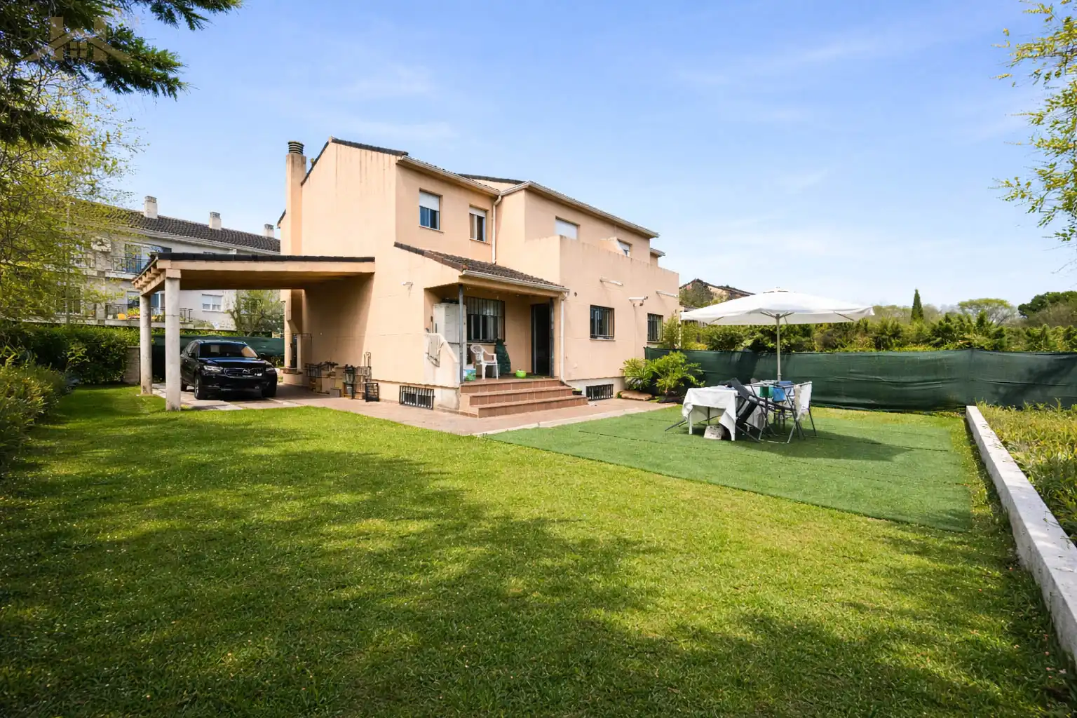 Garden of Detached homes for sale in Villanueva de la Cañada  with Private garden