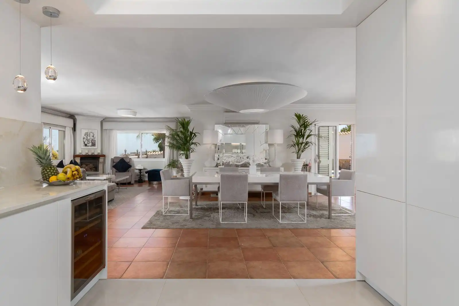 Esszimmer von Einfamilien-Reihenhaus zum Verkauf in Mijas mit Klimaanlage, Terrasse und Abstellraum