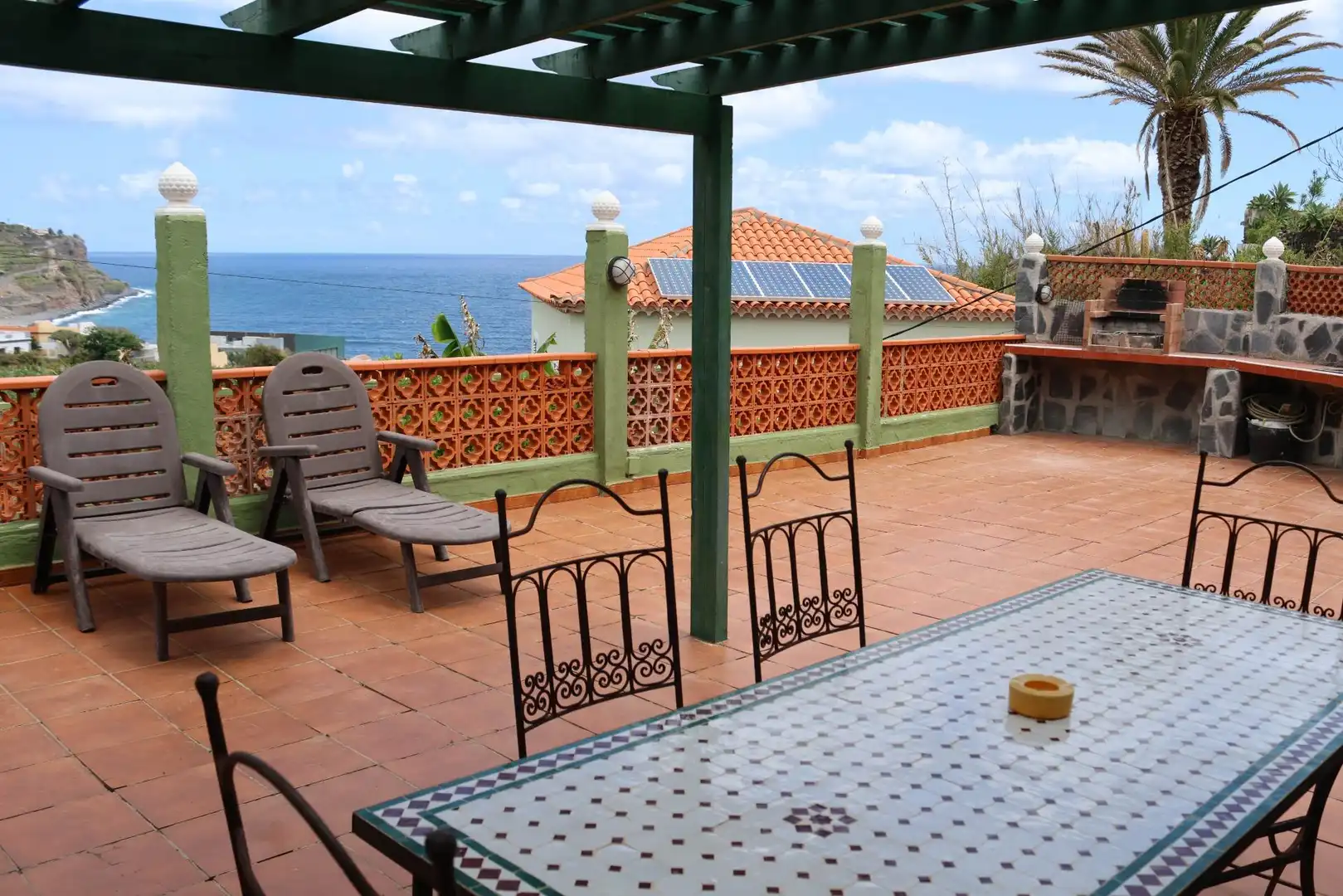 Terraza de Finca rústica en venta en Hermigua con Jardín privado, Terraza y Amueblado