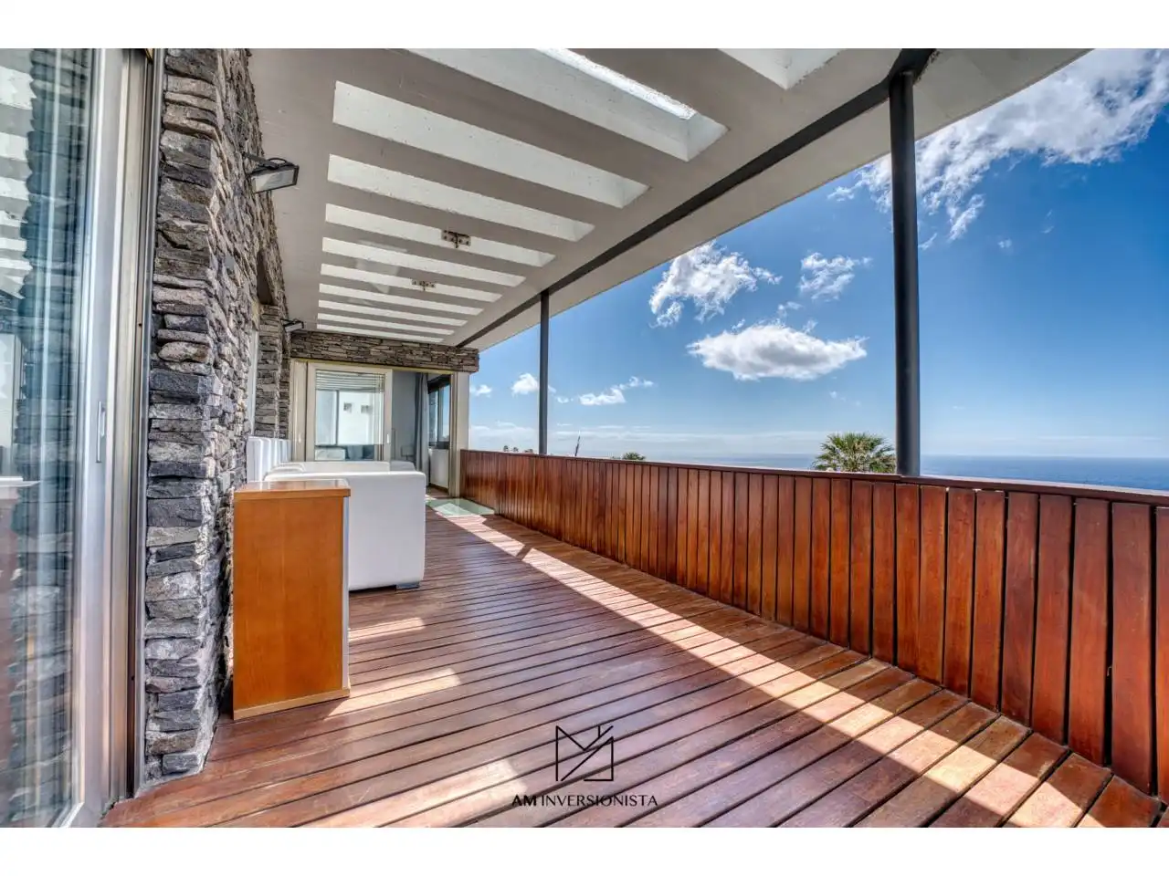 Terraza de Casa o chalet en venta en El Rosario con Aire acondicionado, Calefacción y Jardín privado