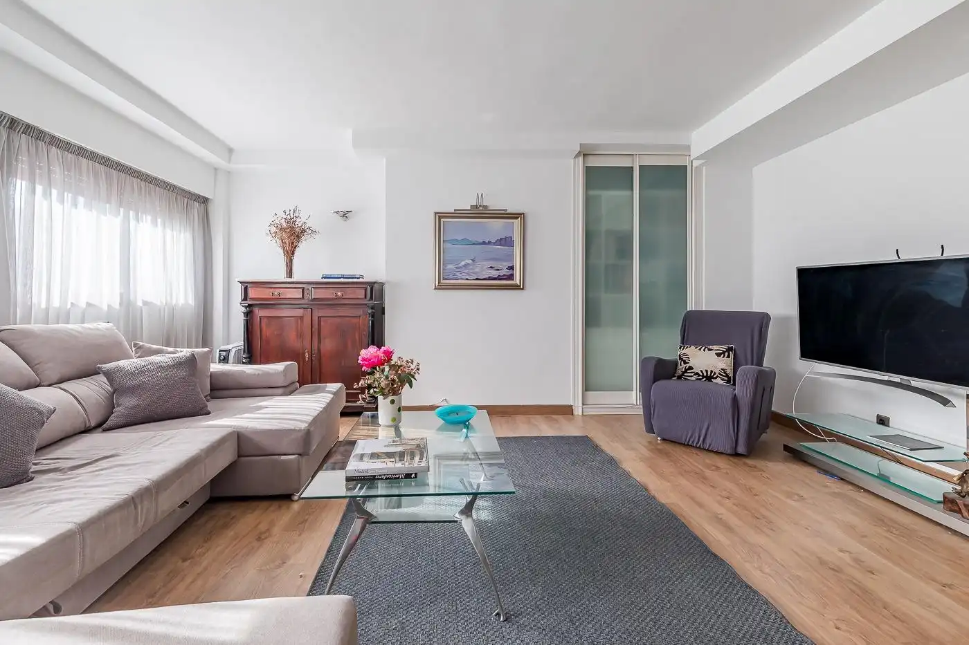 Sala de estar de Ático en venta en Fuencarral - El Pardo
