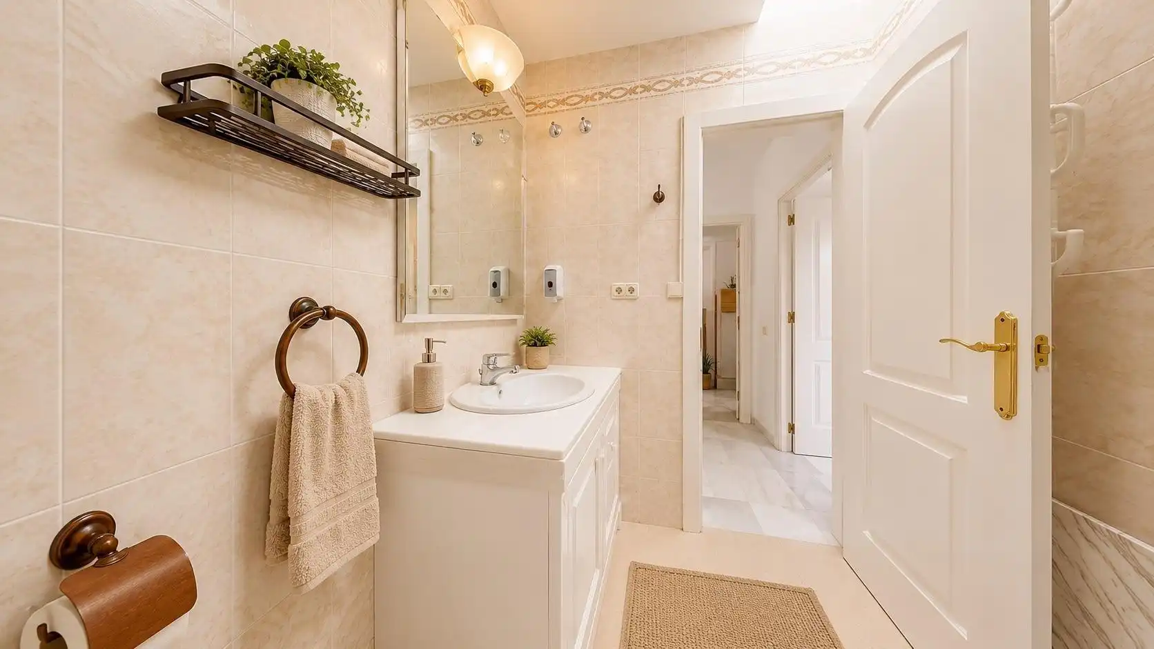 Baño de Casa o chalet en venta en Vícar con Aire acondicionado, Calefacción y Jardín privado