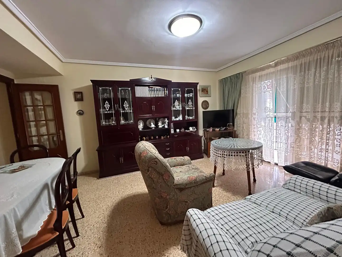 Sala de estar de Piso en venta en Benetússer con Aire acondicionado, Calefacción y Trastero