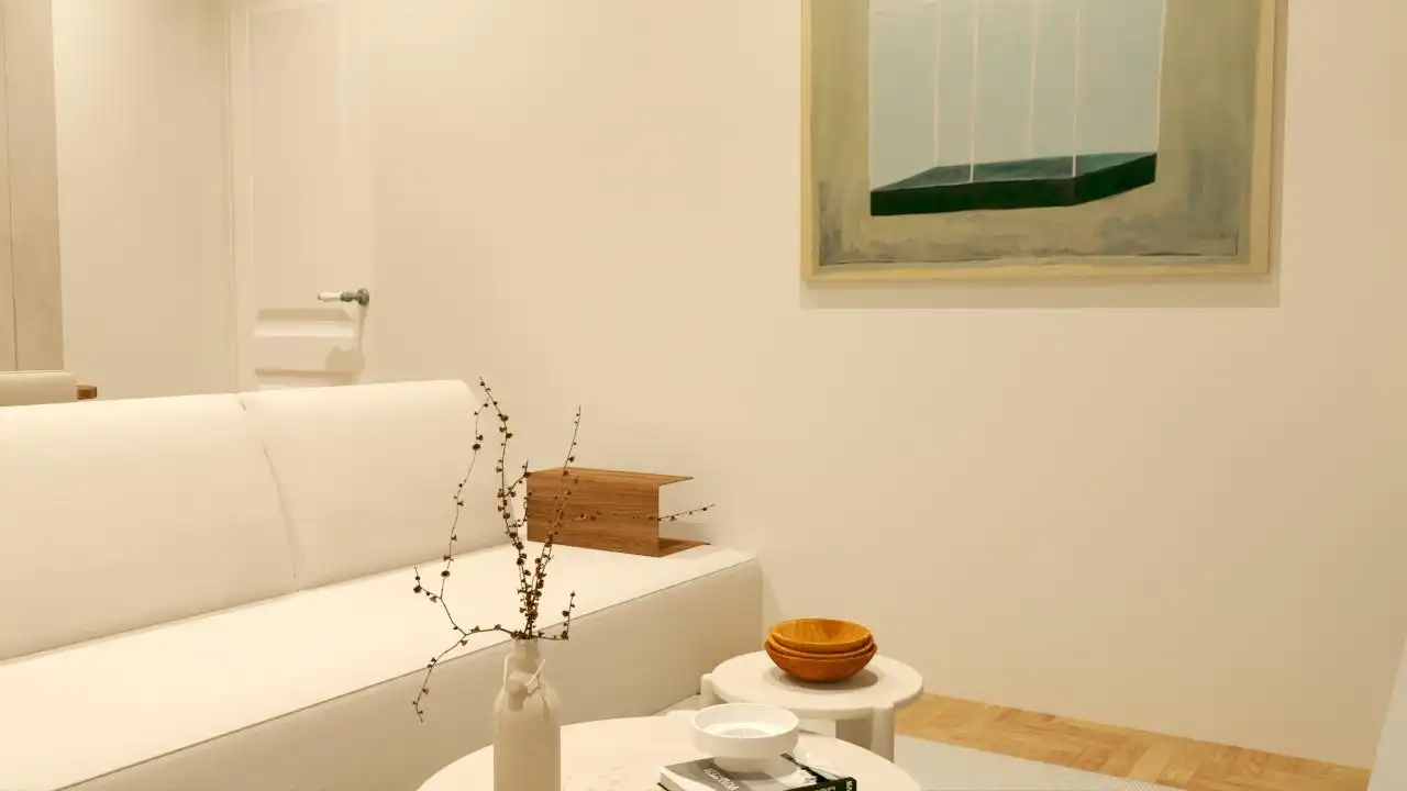 Living room of Flat for sale in  Palma de Mallorca  with Air Conditioner, Terrace and Furnished