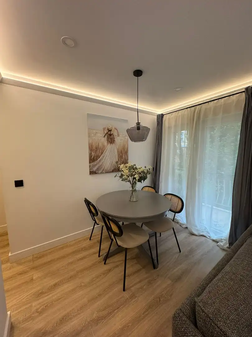 Dining room of Flat for rent in Madrid  with Private garden, Terrace and Furnished