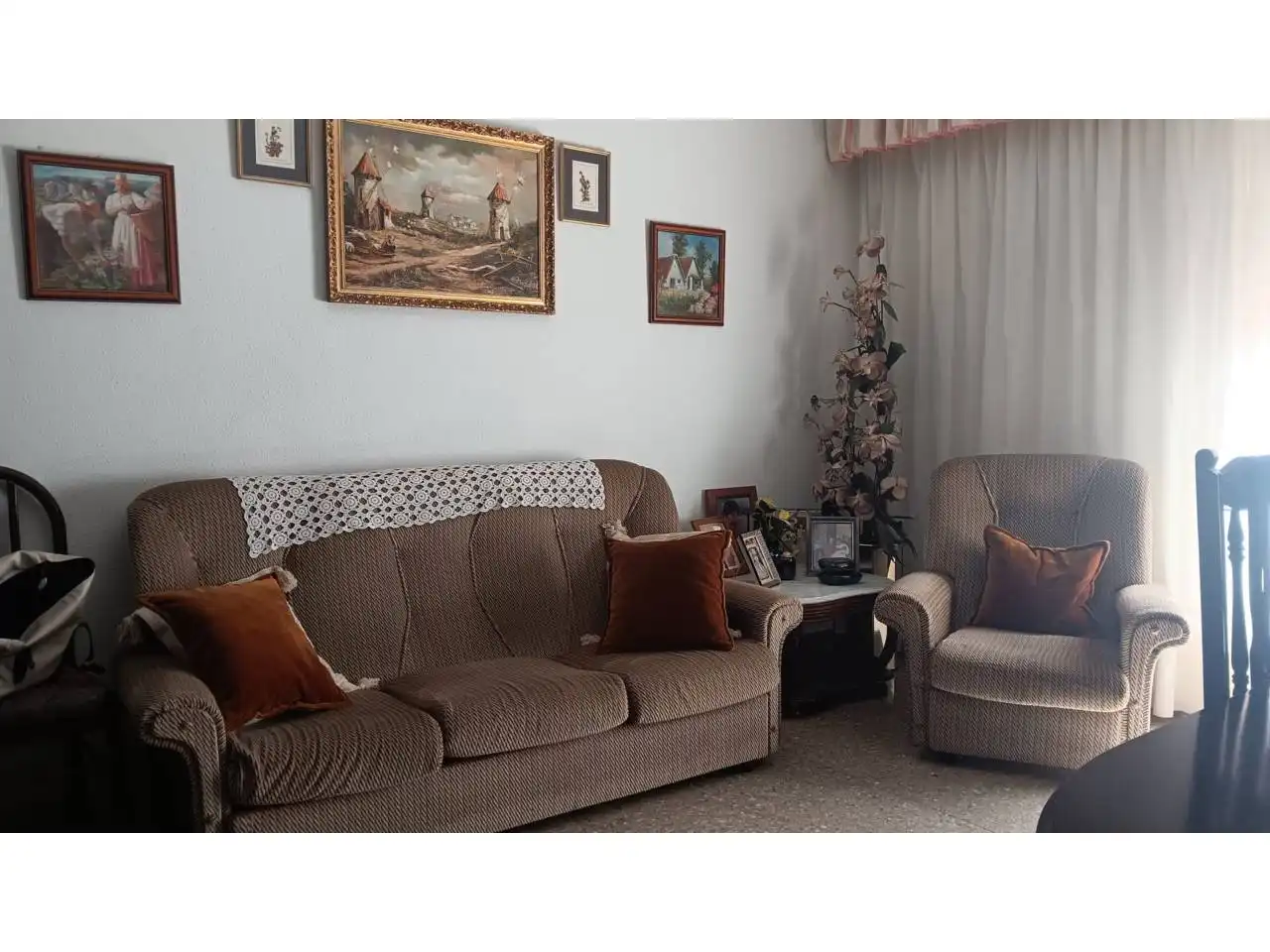 Sala de estar de Piso en venta en Torrent con Terraza y Balcón