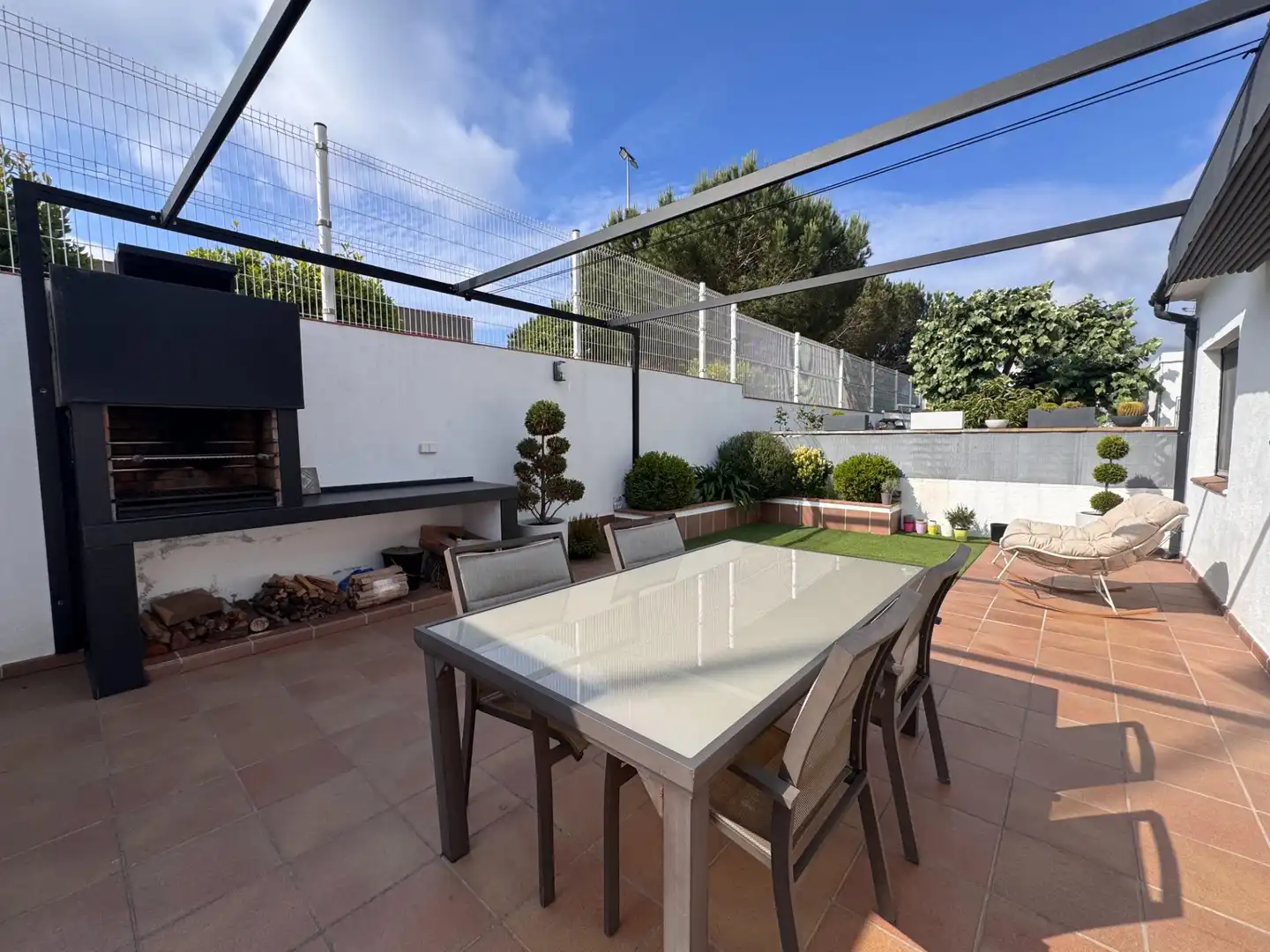 Terraza de Casa adosada en venta en Blanes con Aire acondicionado, Calefacción y Jardín privado