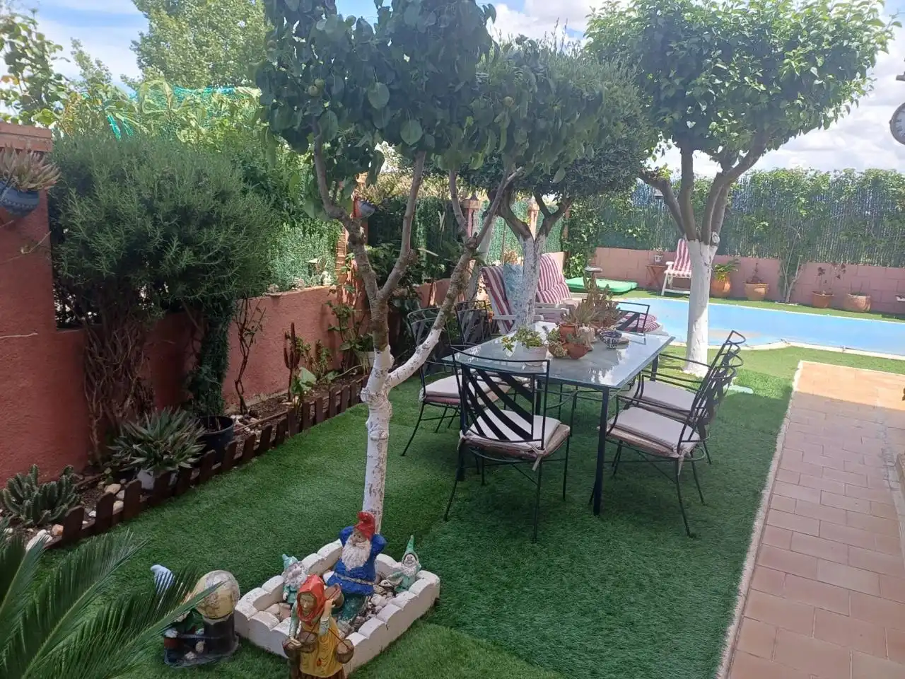 Terrassa de Casa o xalet en venda en Valmojado amb Calefacció, Jardí privat i Terrassa