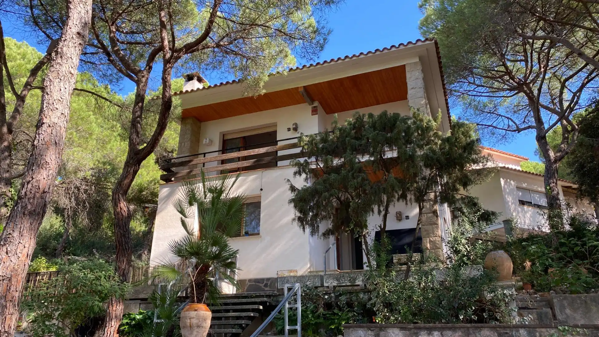Vista exterior de Casa o chalet en venta en L'Ametlla del Vallès con Jardín privado y Balcón