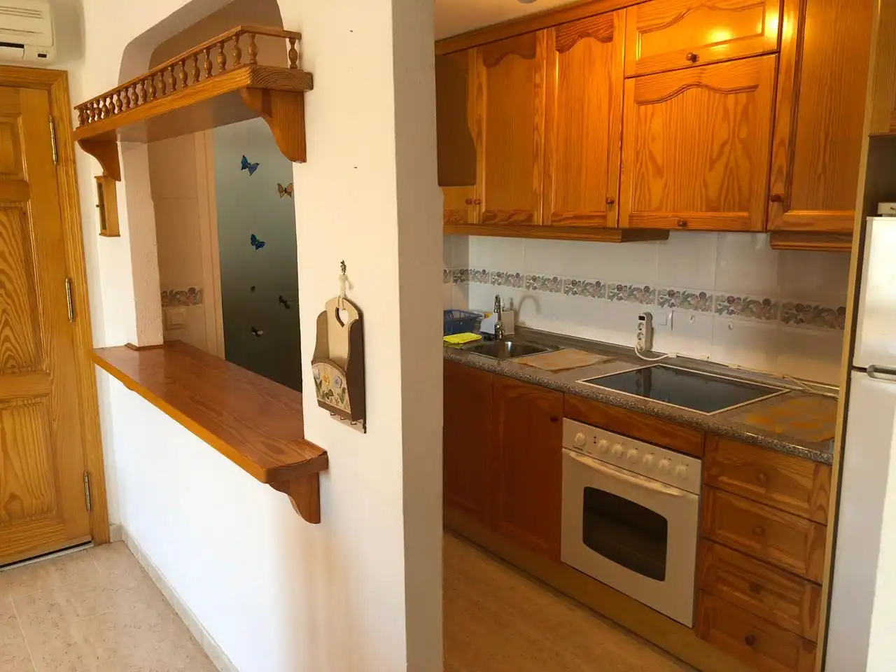 Küche von Wohnung zur Miete in Vera mit Klimaanlage, Terrasse und Möbliert