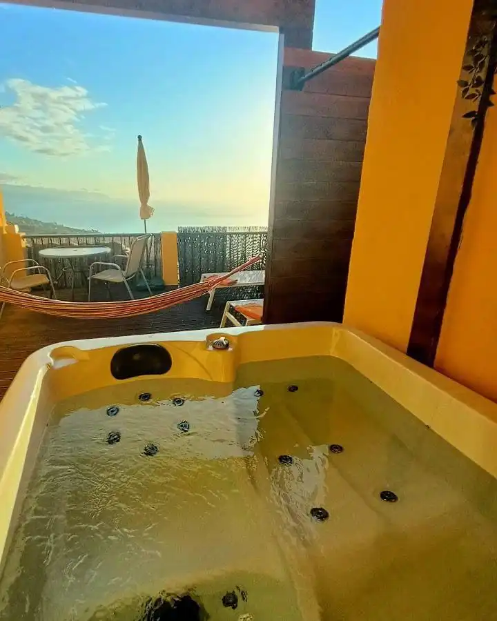 Terraza de Casa o chalet en venta en El Sauzal con Jardín privado, Terraza y Piscina