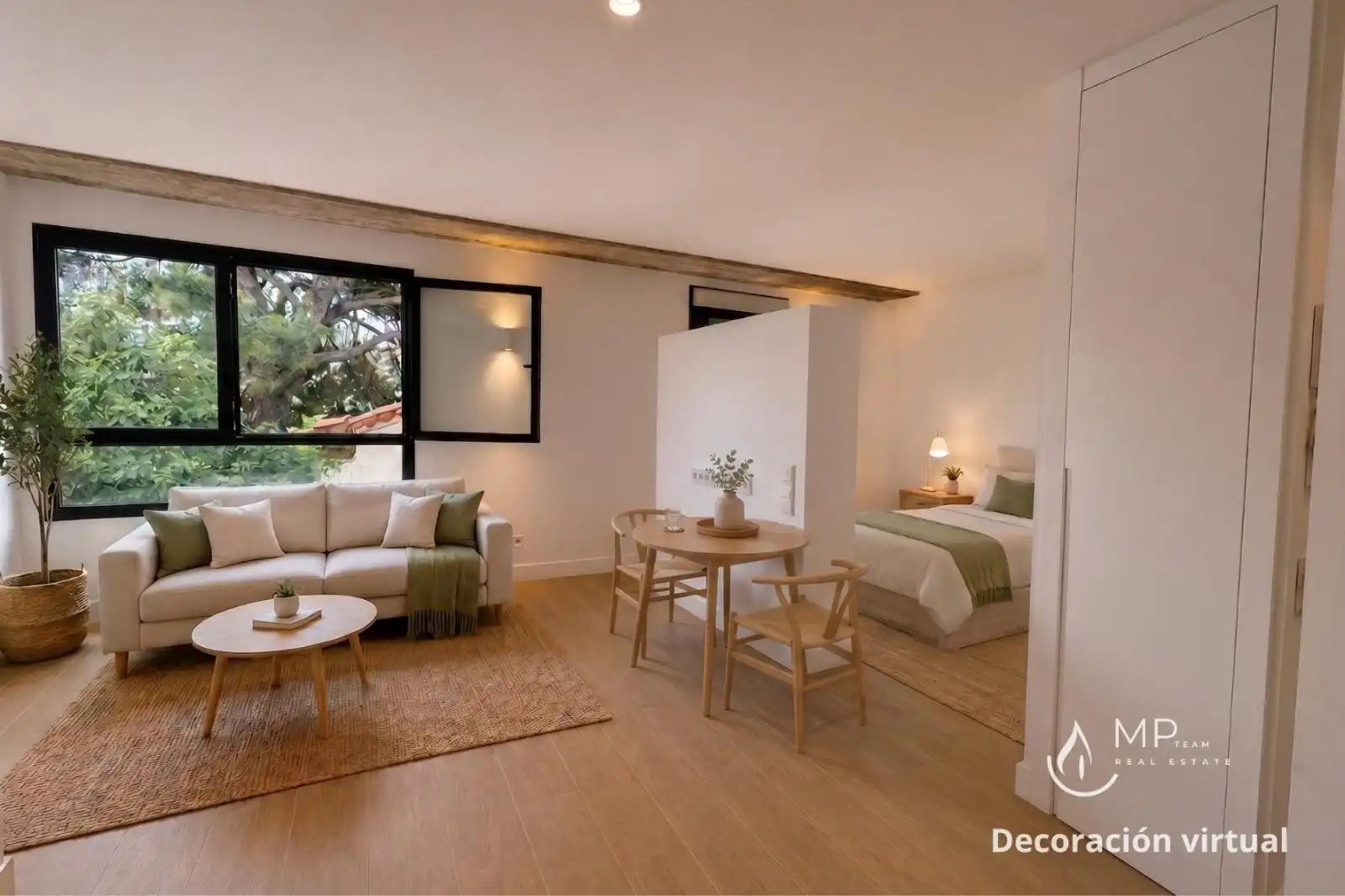 Habitación de Dúplex en venta en Miraflores de la Sierra con Aire acondicionado y Calefacción