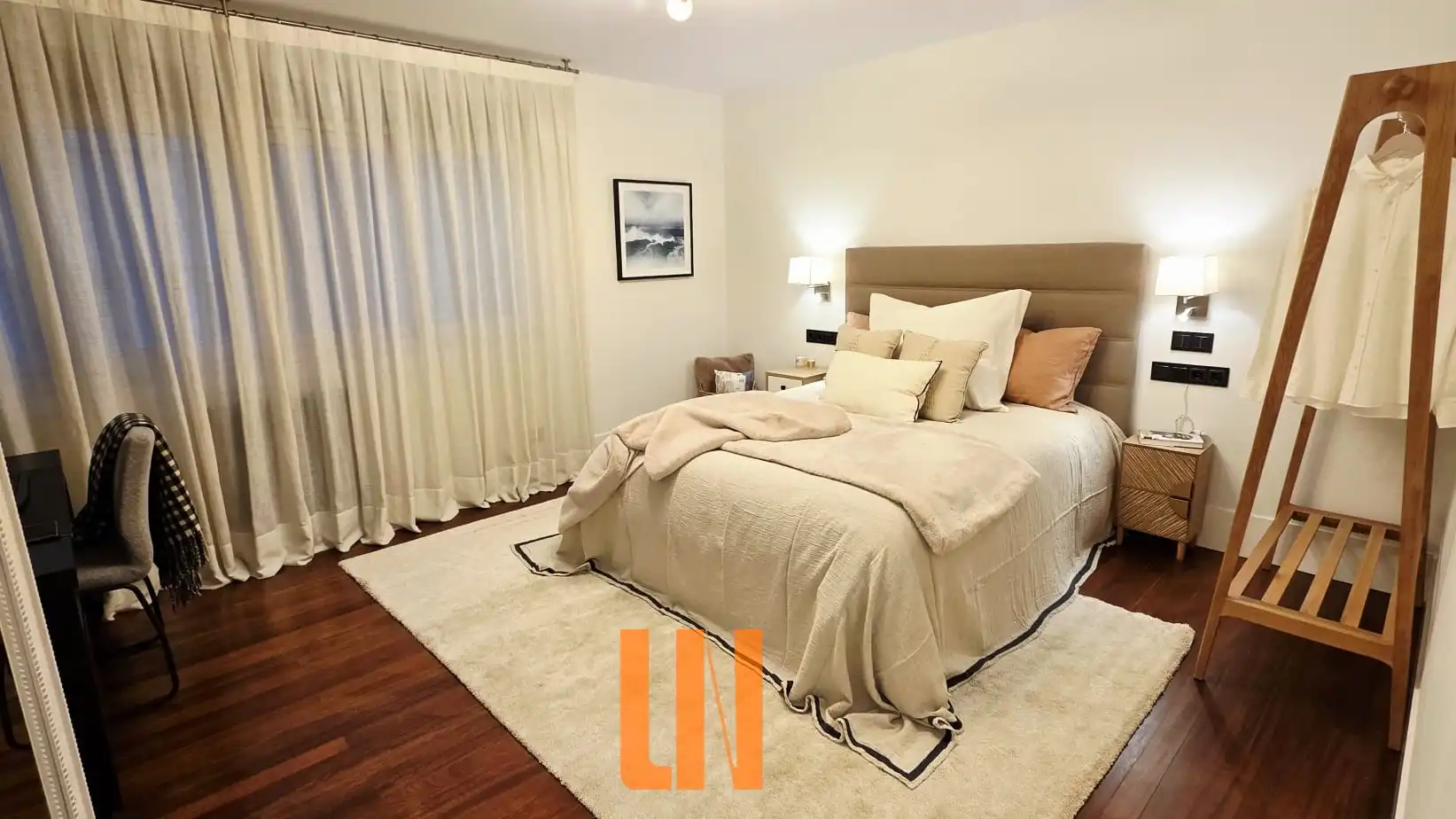Schlafzimmer von Wohnung zum Verkauf in A Coruña Capital  mit Heizung, Ofen und Waschmaschine
