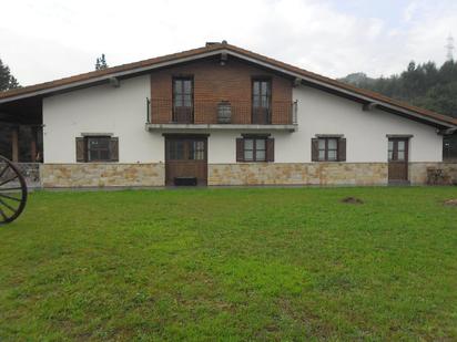 Exterior view of House or chalet for sale in Larrabetzu  with Heating, Private garden and Storage room