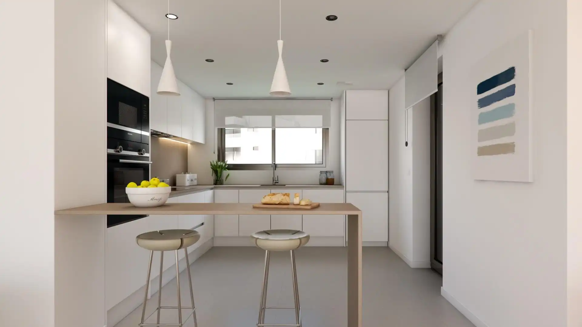 Kitchen of Flat for sale in Casares  with Air Conditioner, Heating and Terrace